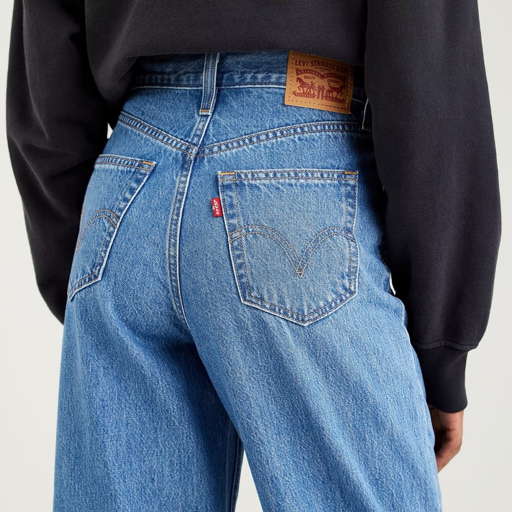 Levis High Waisted Straight Jeans